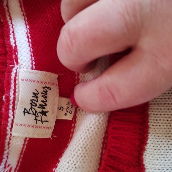 BORN FAMOUS Womens‎ Christmas Gingerbread House Dress SIZE Small PtP 15" - Picture 4 of 4